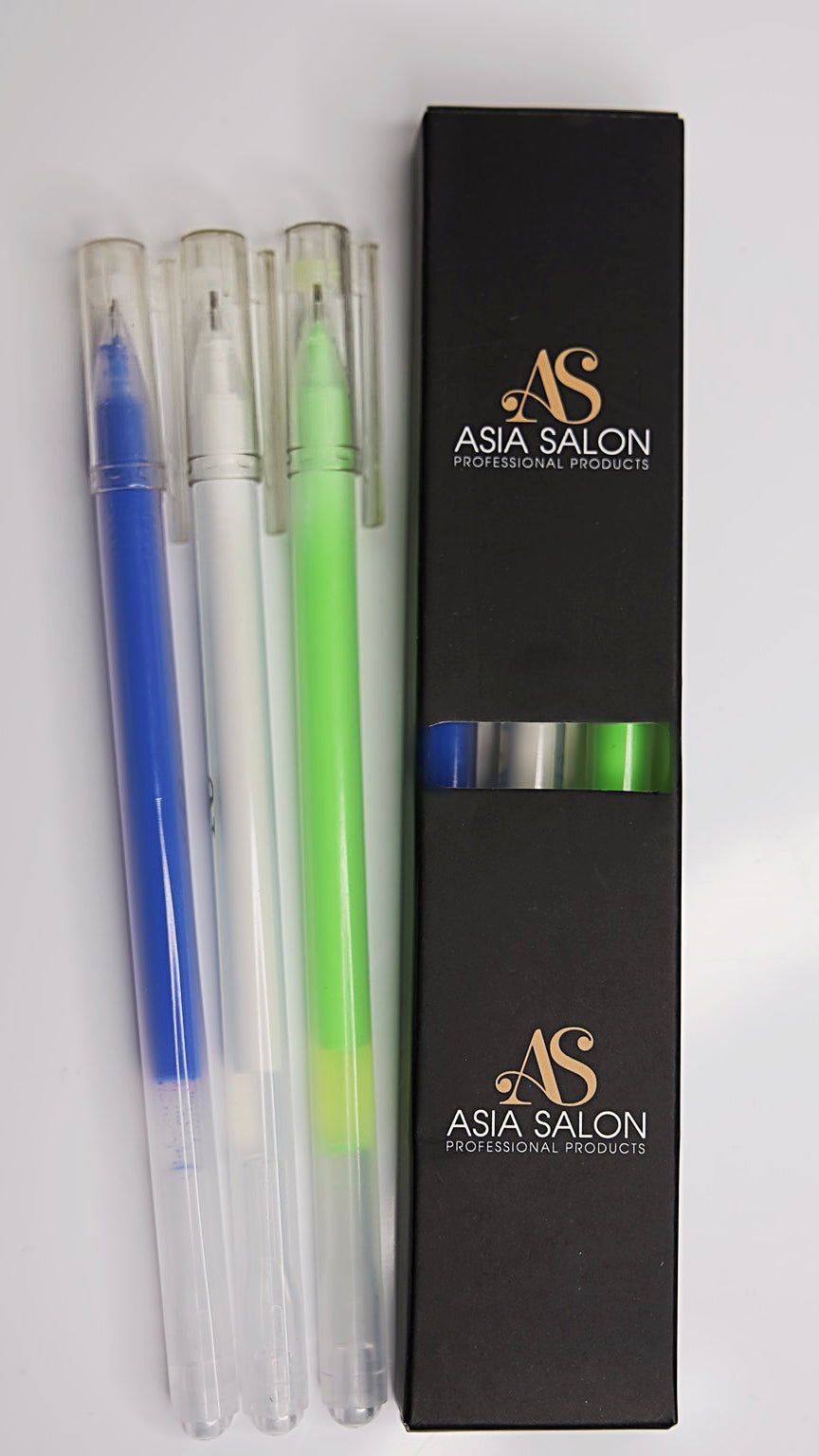 Asia Salon Professional Products - Chill Gel Pen (3 pack) White, Green and Blue